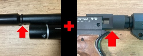 Silencer adapter stock - adapter,