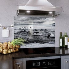 Glass Splashback Kitchen Tile