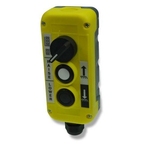 Three button control box - button,
