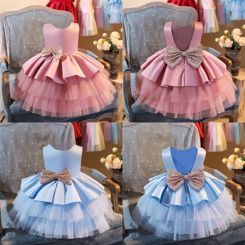 Kids girls dress multi layer - girls,