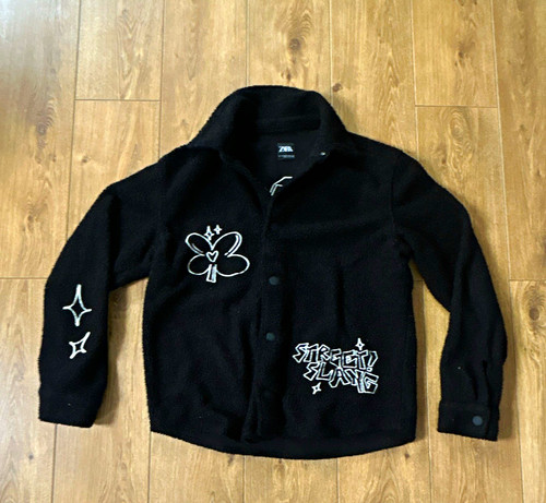 Zara black teddy - /borg, fleece