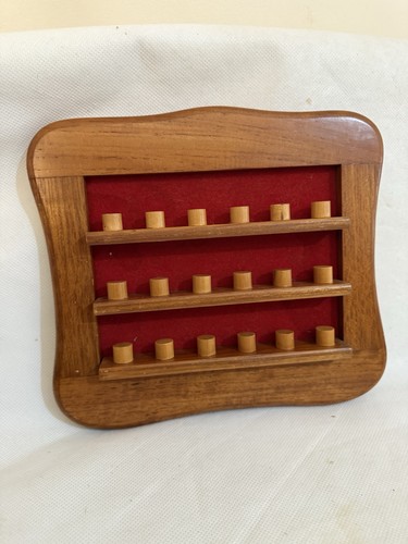 Thimble display holder - holder, wooden