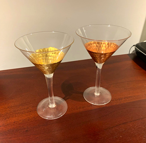 Set clear martini - of,