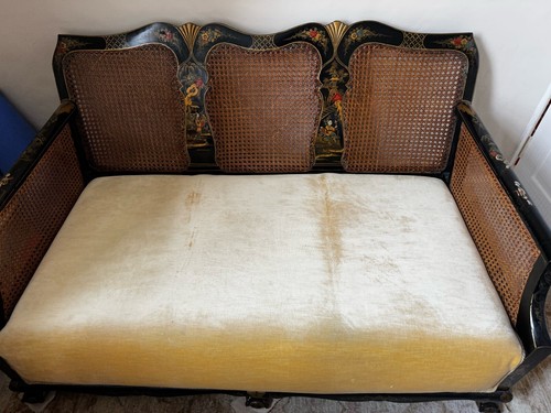 Bergère suite settee and - settee,