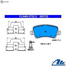 BRAKE PAD SET DISC BRAKE