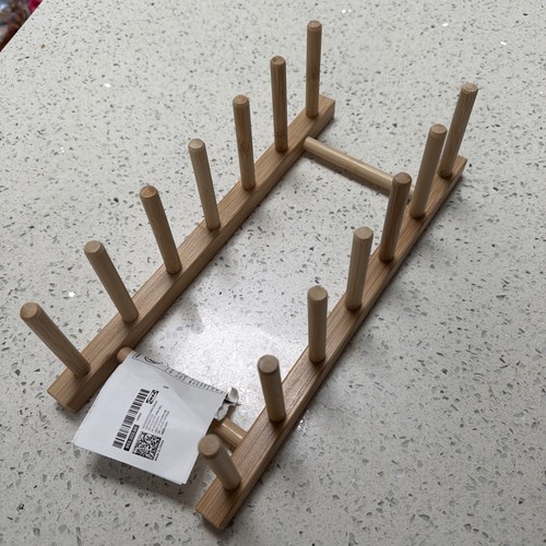 Wooden dish stand - wooden,