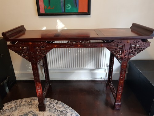 Chinese altar table console - chinese,