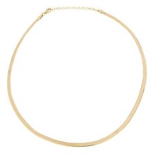 Herringbone Chain Necklace 9ct