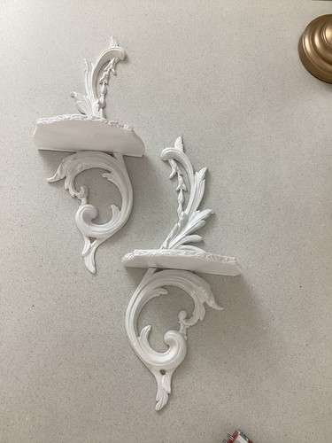 Pair metal shabby chic - pair,