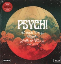 Various Artists Psych! British Prog, Rock, Folk & Blues 1966-1973 double LP