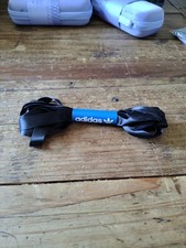 Adidas Brand Black Silk Ribbon Laces