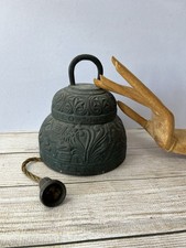 Vintage, Antique Large Bronze Sanctuary Church, Monastery Bell, With Clapper
