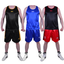 MAR Boxing Shorts & Vest Set for Training & Competition, Martial Arts Apparel