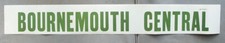 BR(S) Carriage Window Label - Bournemouth Central