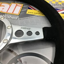 Astrali Alcantara 14" Steering Wheel Compatible with Moto-Lita Boss . 