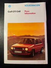 Vw Golf g60 Syncro Mk2 Press