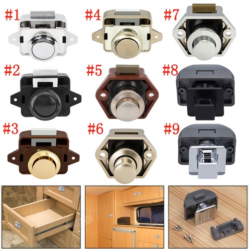 Push button catch lock - button,