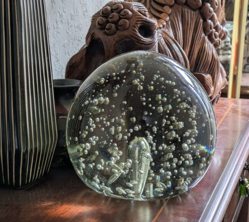 Antique 2kg victorian - 5.2kg, green