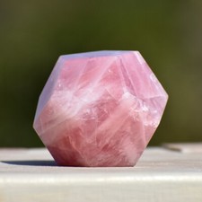 Rose Quartz Dodecahedron