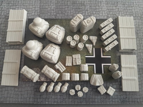 German tank stowage - stowage, /