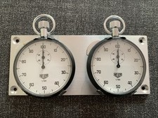 Heuer Mechanical Stopwatch Set