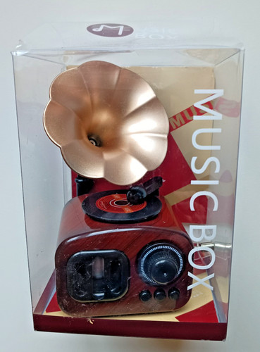 Musical box retro phonograph - box,