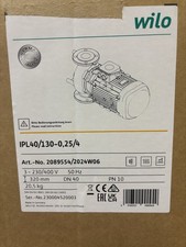 Wilo Ipl40/130 Heating Pump