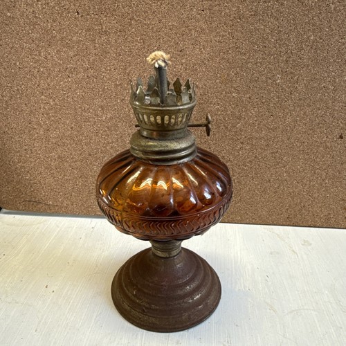 Vintage oil lamp - oil,