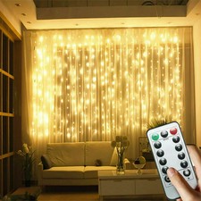 3Mx3M LED Curtain String Fairy