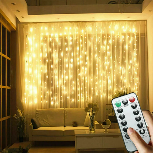 3mx3m led curtain string - curtain, fairy