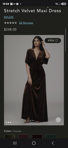 Anthropology brown velvet - brown,