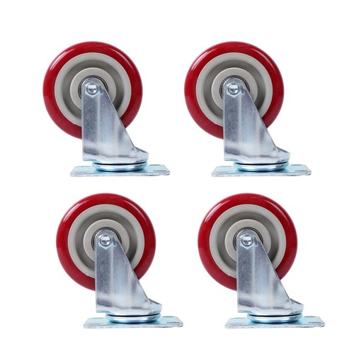 Pack inch caster wheels - 4,