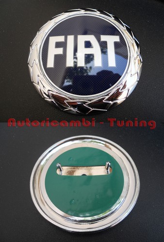 Blue rear emblem badge - blue,