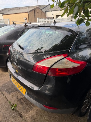 Renault megane 2009 black rear - 2009,