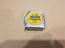 Vintage STANLEY P3ME Powerlock 3m / 10ft Metal Tape Measure