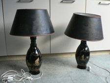 Black Gold Oriental Lamp with