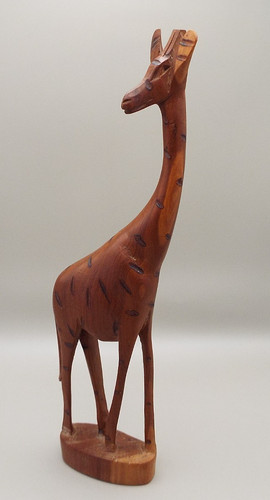 Carved wooden figure a - wooden,
