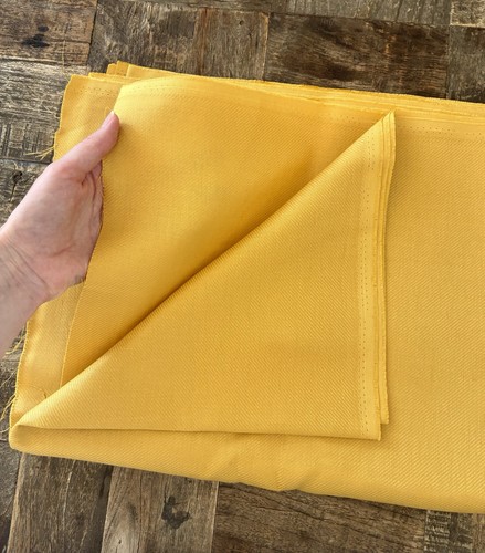 Linen rayon twill remnant - linen,