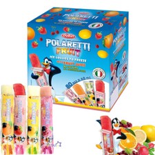 Polaretti Real Fruit Juice Freezer Pops Ice Lollies Freeze 40ml 20-100 Lollie