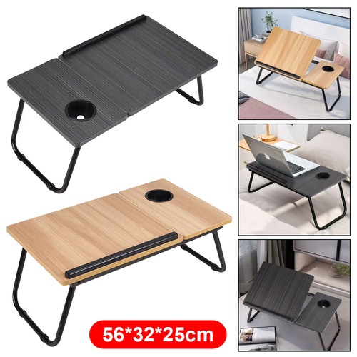 Folding laptop table stand - table, bed