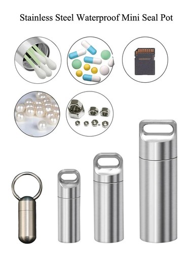 Pill holder keyring - pill,