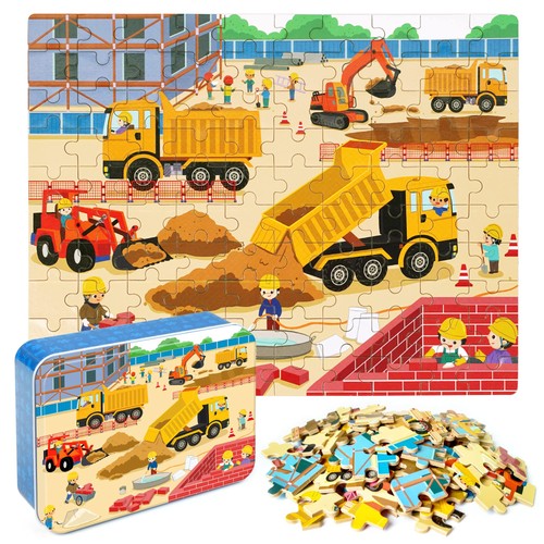 100 piece puzzle - puzzle, metal
