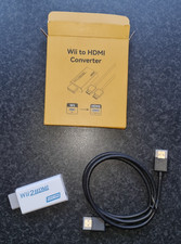 Wii HDMI Converter Adapter + HDMI Cable Full HD 1080p
