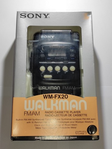 Sony walkman fx20 box - in,
