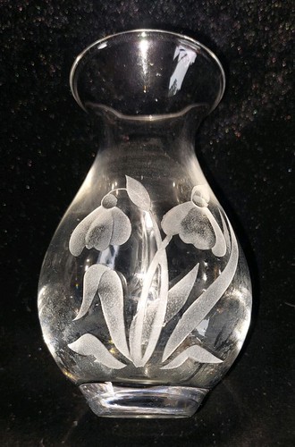 Vintage stuart crystal etched - stuart,