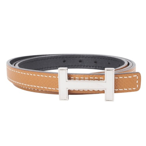 Hermès narrow reversible belt - narrow,