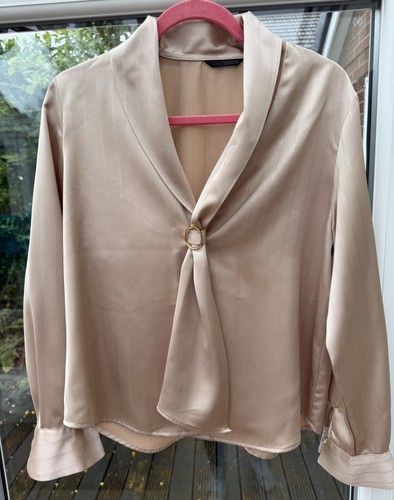 Zara gold champagne satin - gold, v