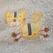 Primark Blue Pram Blanket Cat
