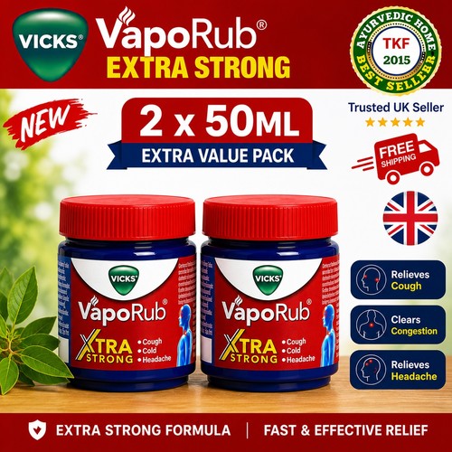 Vicks vaporub xtra strong - strong, 2