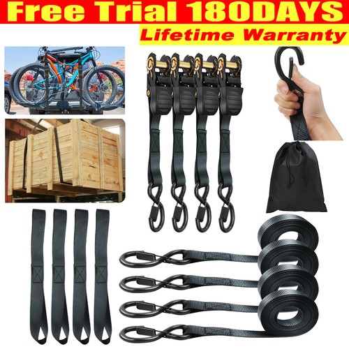 Ratchet straps 800kg break - 4x,